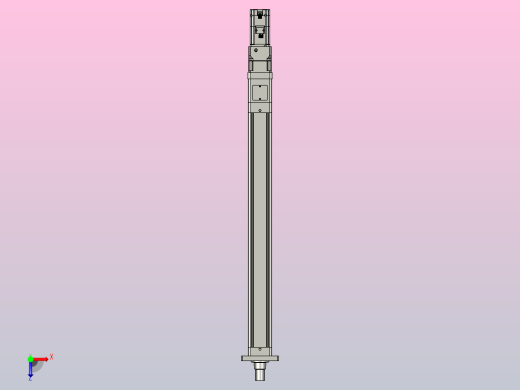 轻载电动缸TPA-ESR80-2510C-L800-M-FA-W-P75-JX-C3俯视缩略图