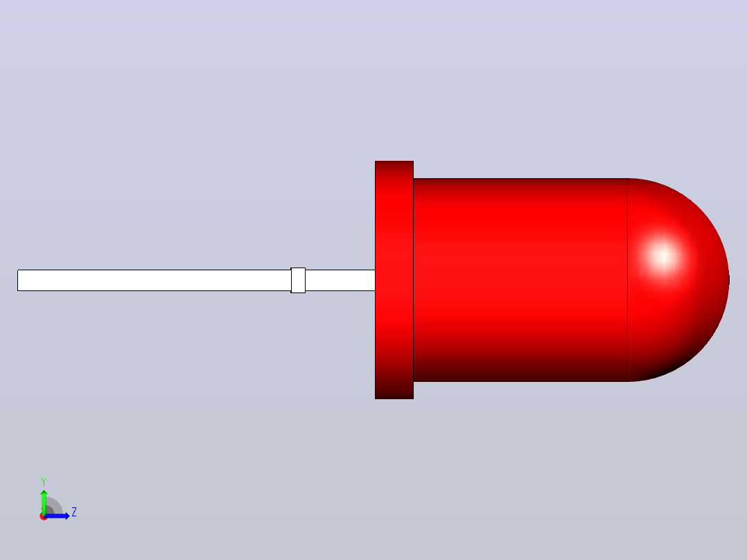 LED_5mm灯左视图