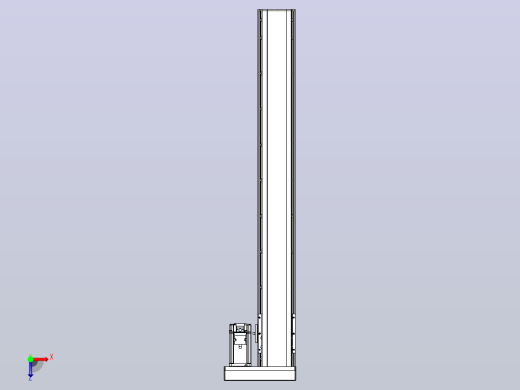 日规模组半封闭丝杆TPA-HNR-105D-1610C-L800-ML-C-P40-N3俯视缩略图