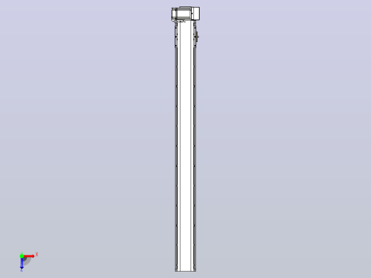 皮带直线轴半封闭可选导轨TPA-HNB-105D-90-L1050-LU-C-P20-N3俯视缩略图