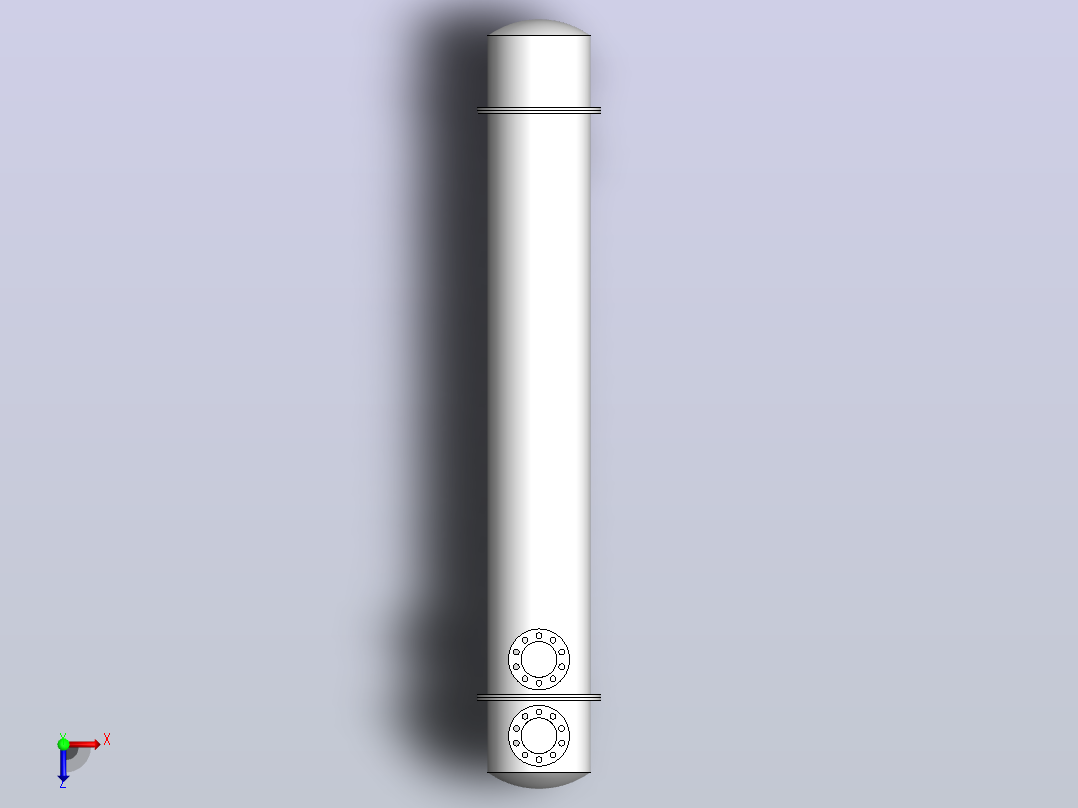 热交换器（换热器）俯视图