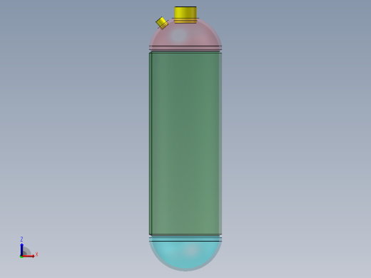 气瓶焊接工艺设计（14MPa）（SW+CAD+说明书）