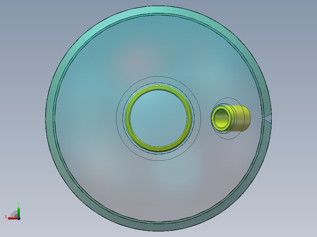 气瓶焊接工艺设计（14MPa）（SW+CAD+说明书）后视图
