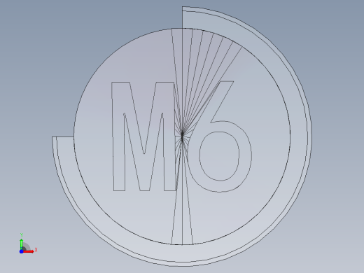 公制螺牙M6前视缩略图