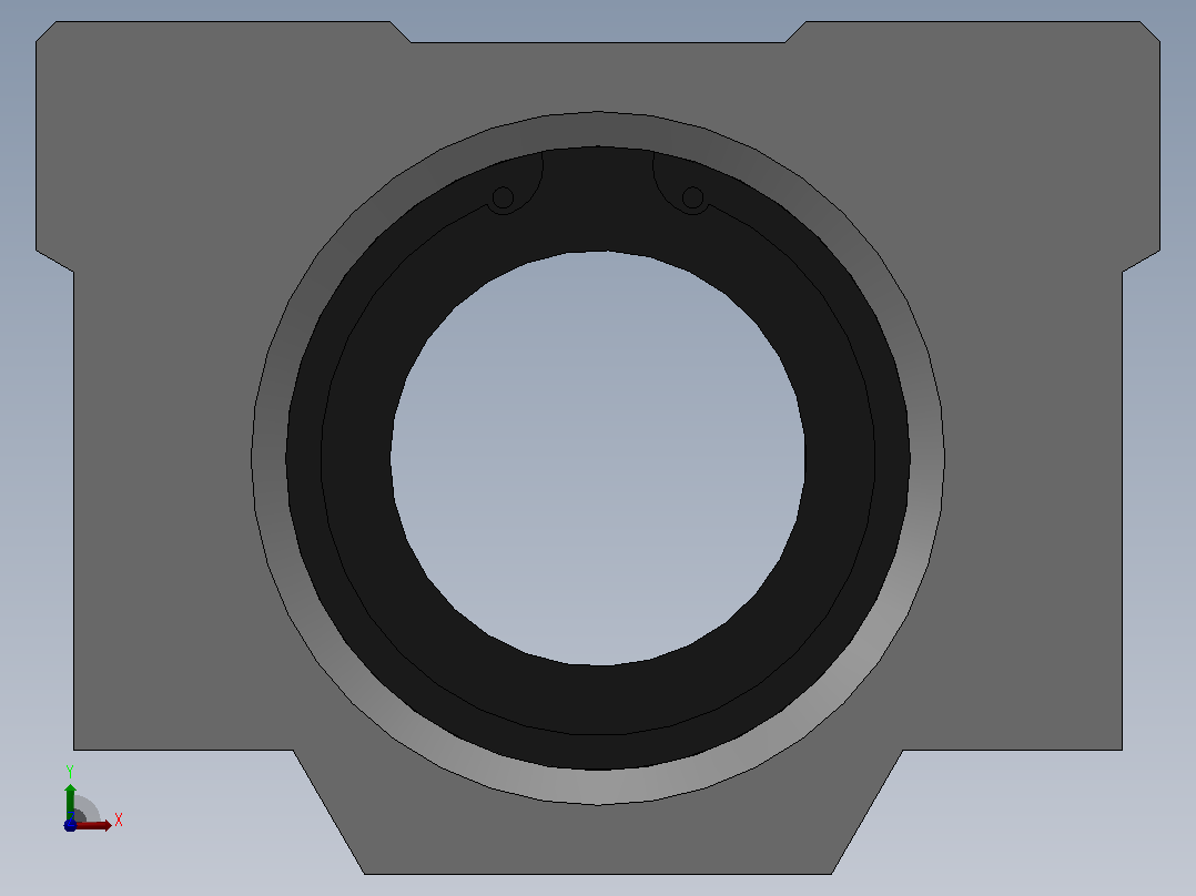 SCS-UU[SCS16UU]滑块前视图