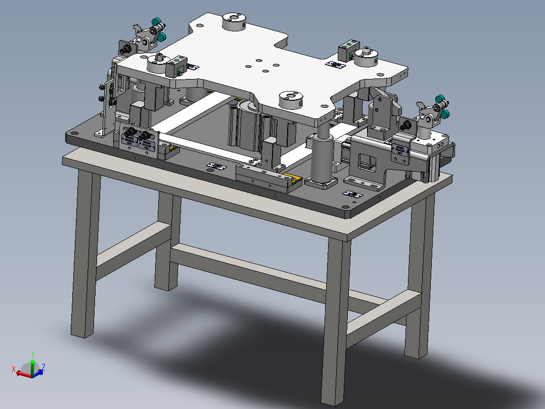 汽车钣金夹具sw18
