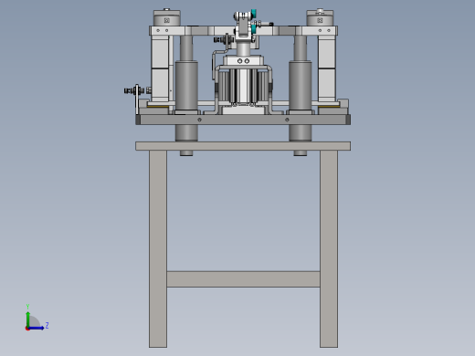 汽车钣金夹具sw18左视缩略图