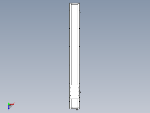 Toyo东佑达直线模组-ECH17-1300-M-400W俯视缩略图