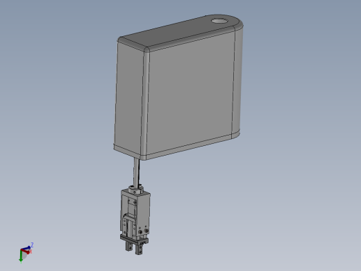 悬挂式SCARA机器人3D图纸 立式平面四轴SCARA机器人3d图三维模型