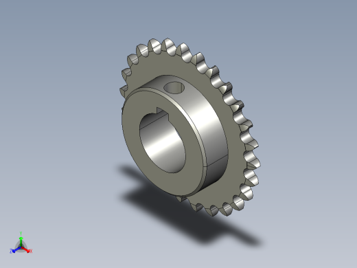 链条链轮正等轴测缩略图