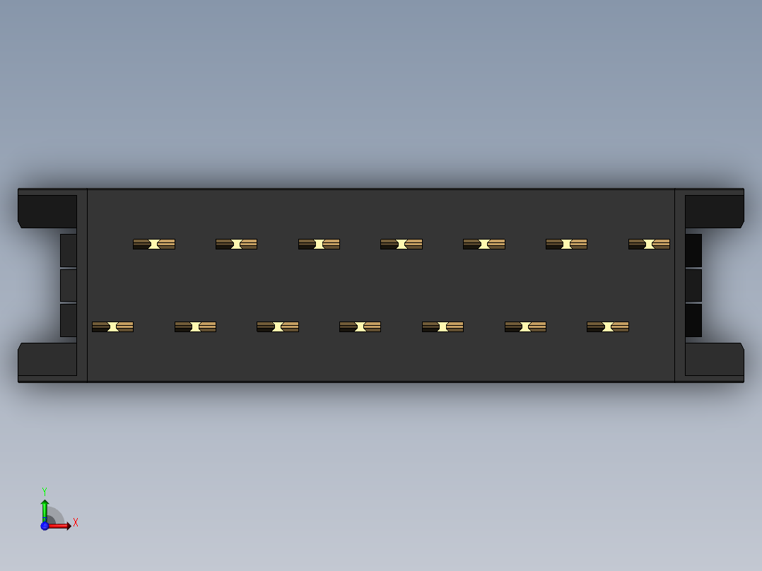 FDC-14 ( DS1018-2.54-14S )前视图