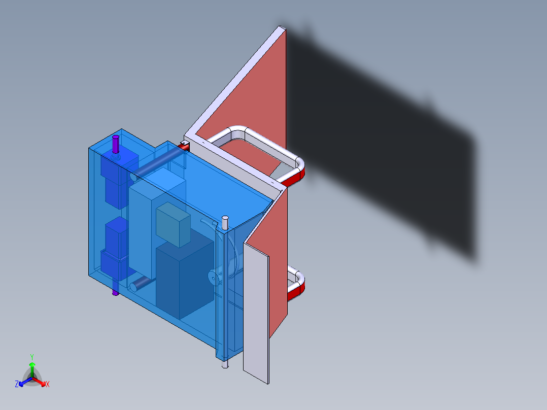 行星轮式三轮爬楼梯电动轮椅-含三维catia图