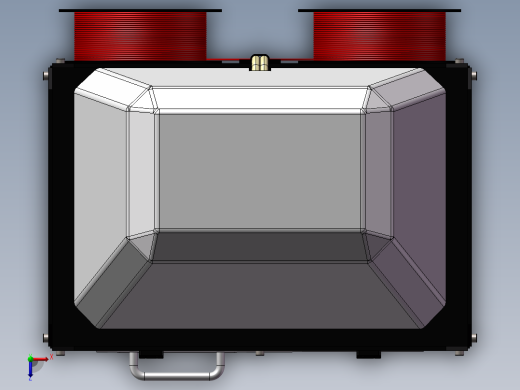 双喷头3D打印机俯视缩略图