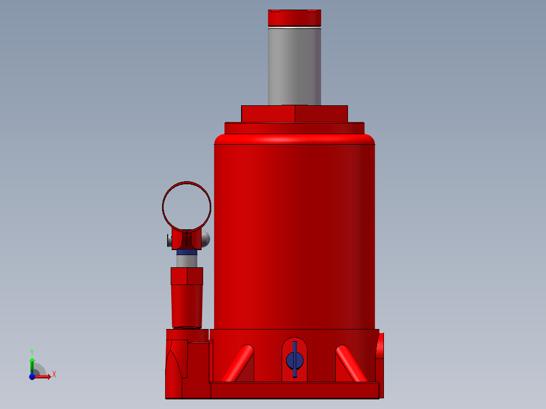 输送带压扣机前视图