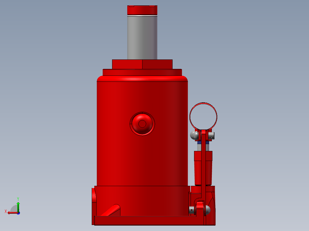 输送带压扣机后视图