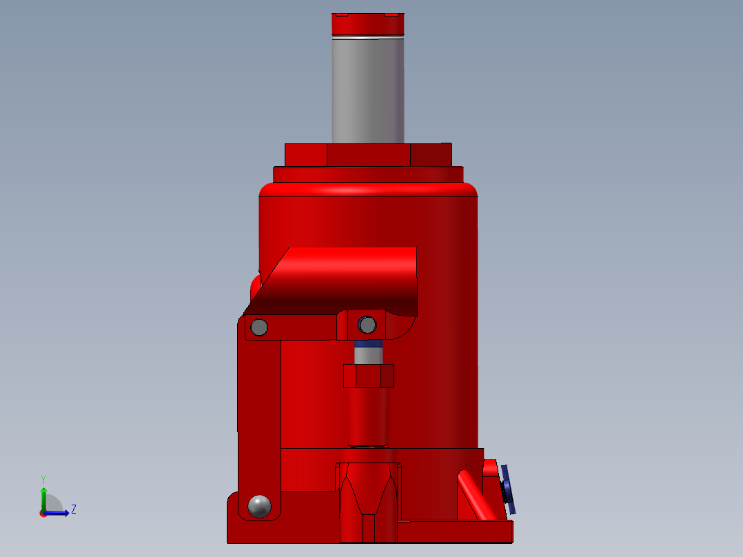输送带压扣机左视图