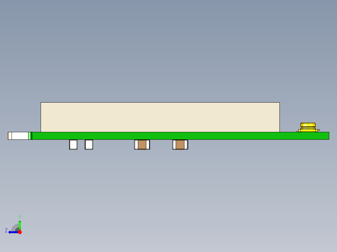 无线模块WizFi630S右视图
