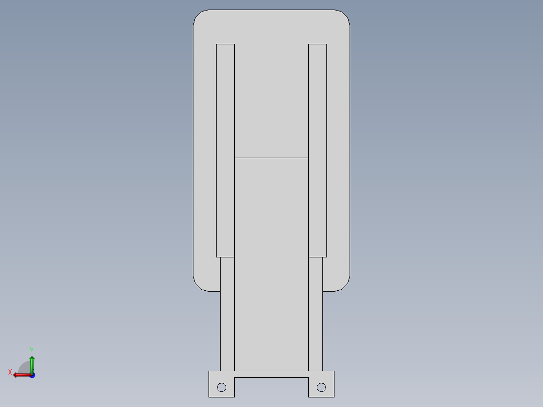 智能楼宇用可视化对讲设备后视图