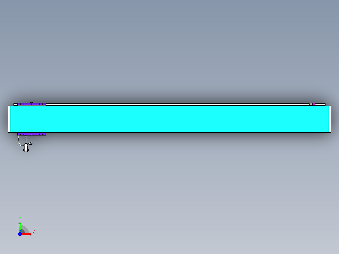 威洛博VL系列3d模型模组VL17E2Y-S1750前视图