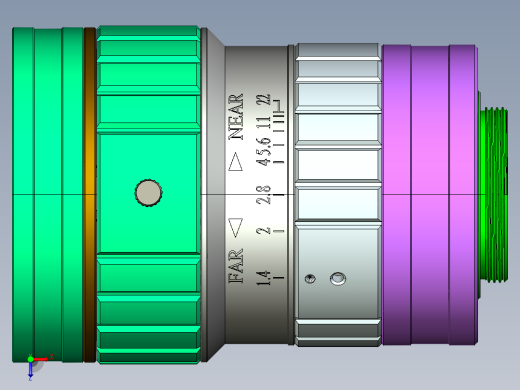 PV12工业镜头俯视缩略图