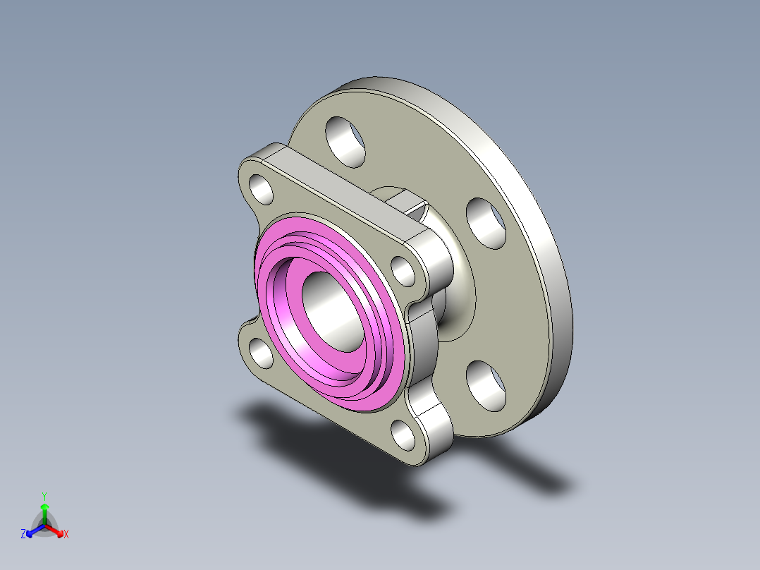 管道手动球阀-水管开关阀-手动阀门User Library-md52c150dn25_MD52C150DN25.FCP主视图