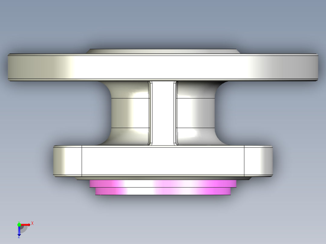 管道手动球阀-水管开关阀-手动阀门User Library-md52c150dn25_MD52C150DN25.FCP俯视图