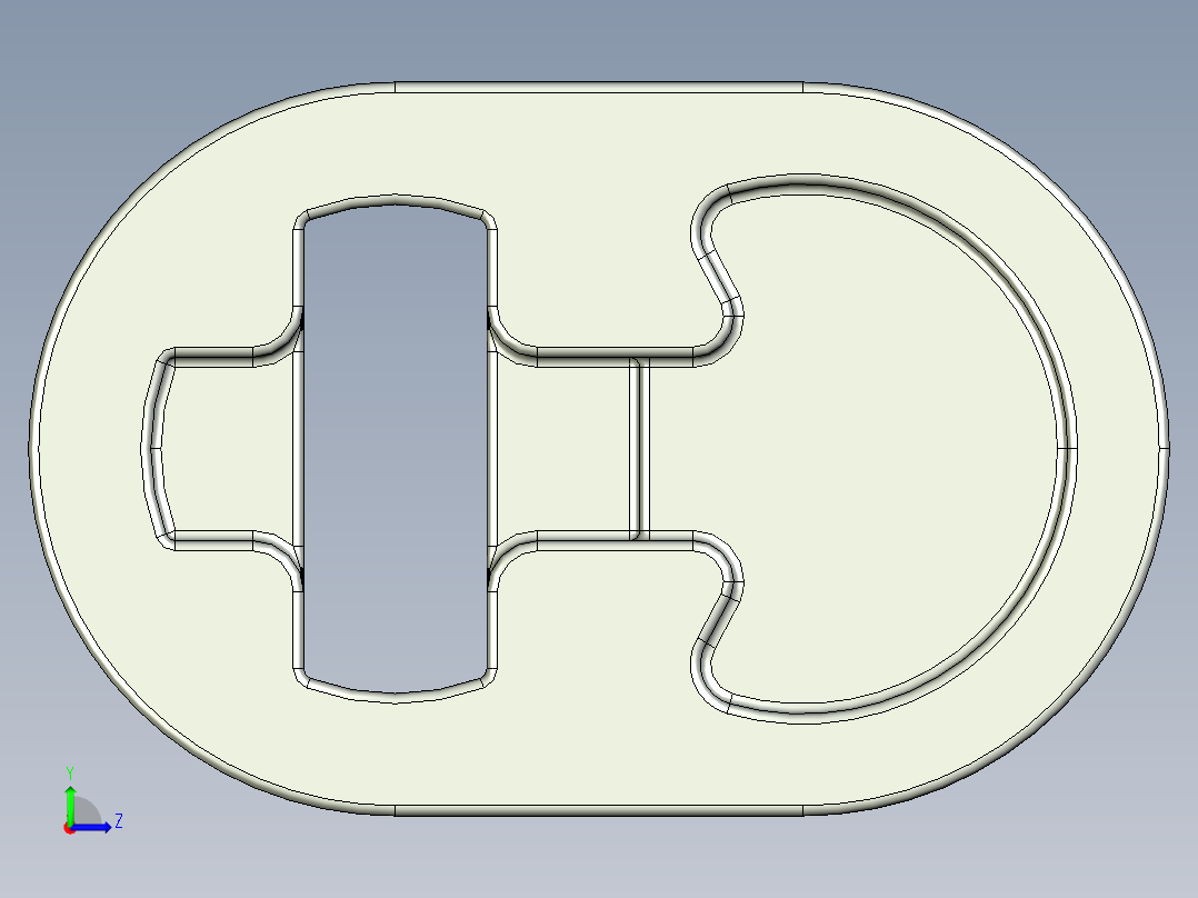 气缸电机-2853 Old Grey Technic Engine Crankshaft左视图