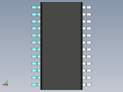 元器件3D封装SOIC24W46后视缩略图