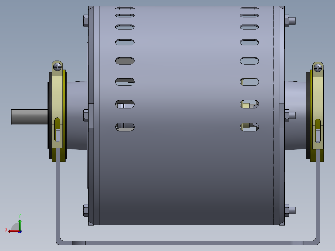 变频空调电机后视图