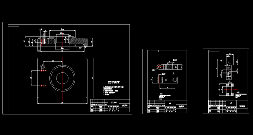 曲柄板立轴回转分度钻床夹具设计含CAD图纸工序卡说明书缩略图