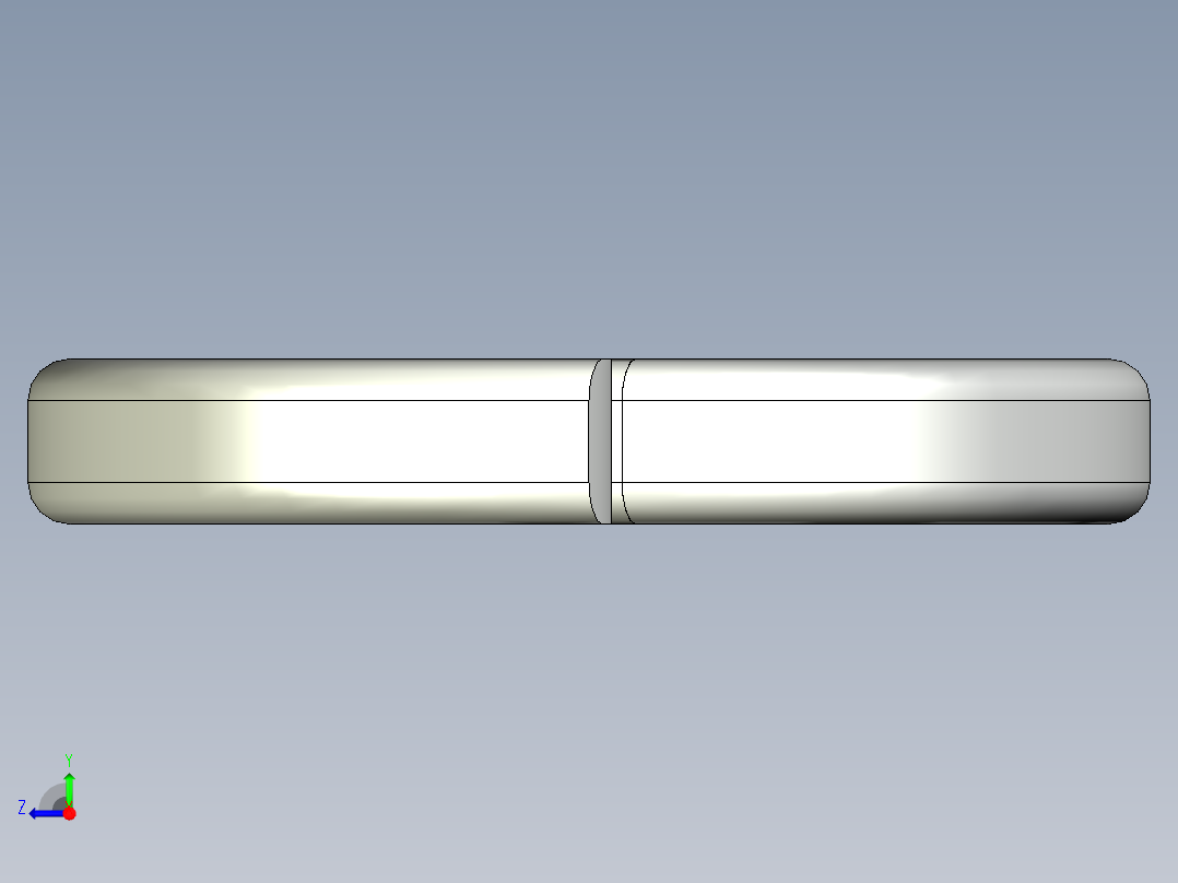 紧固件-STEP 0.3750 Split Washer右视图