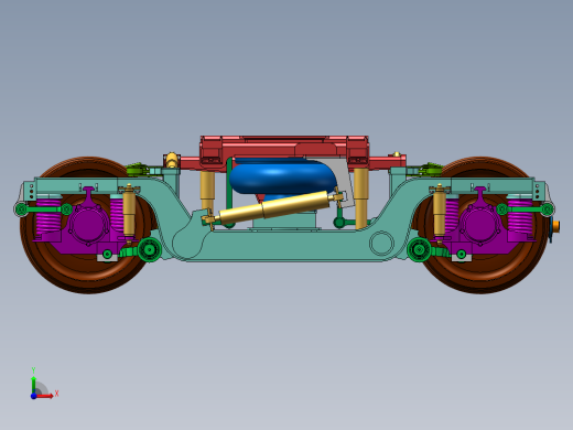 CRH5转向架建模=923702=1600前视缩略图
