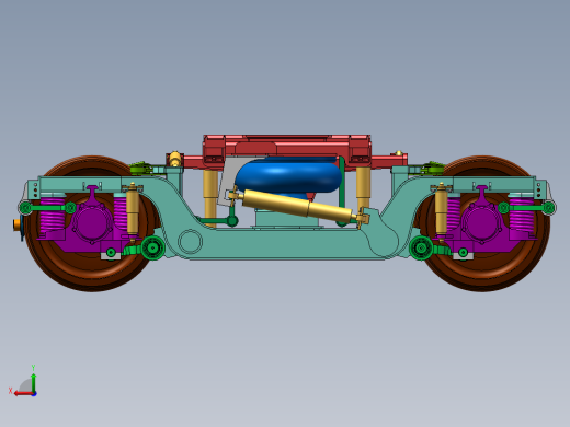 CRH5转向架建模=923702=1600后视缩略图