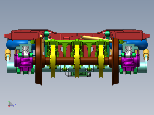 CRH5转向架建模=923702=1600左视缩略图