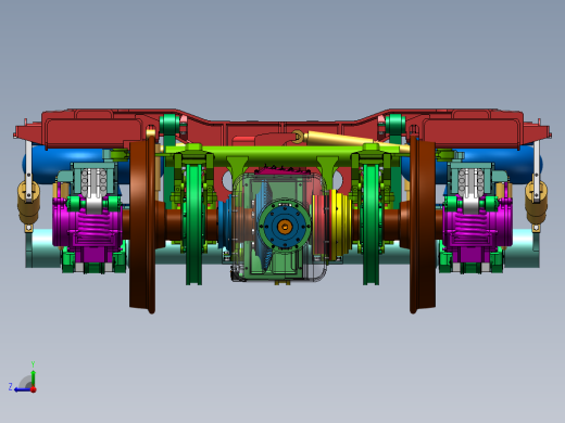 CRH5转向架建模=923702=1600右视缩略图