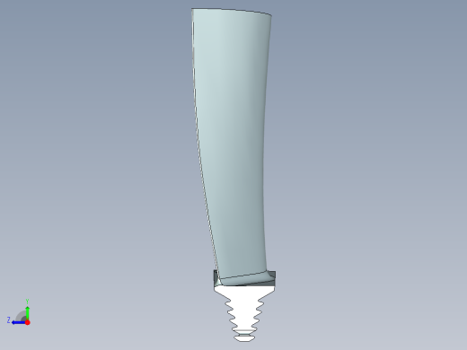 涡轮 叶片 涡扇 (36)右视缩略图
