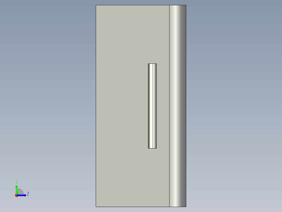 基恩士GT-75(P)_76(P)_cover_kc图纸模型左视图