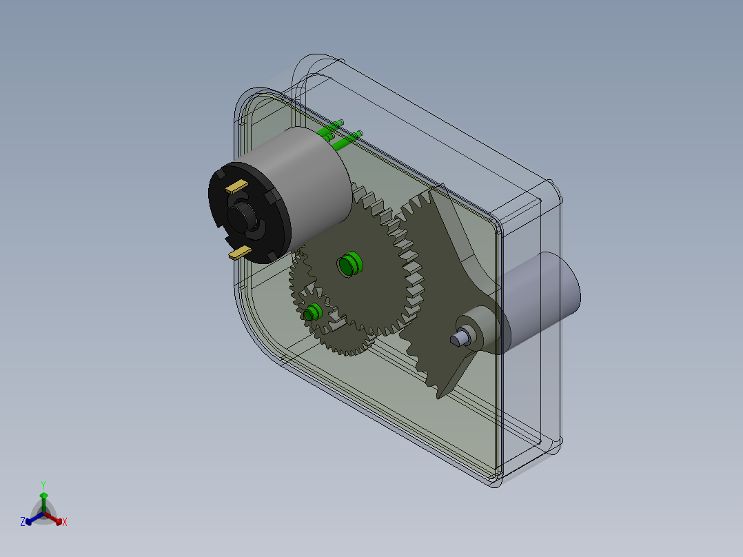 DN150蝶阀驱动器20221226正等轴测图