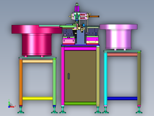 汽车开关插接接触片设备前视缩略图