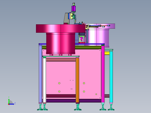 汽车开关插接接触片设备左视缩略图