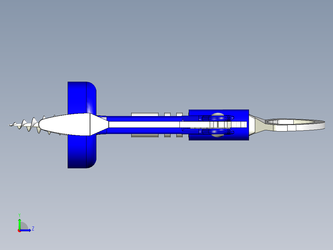 螺旋开瓶器13左视图