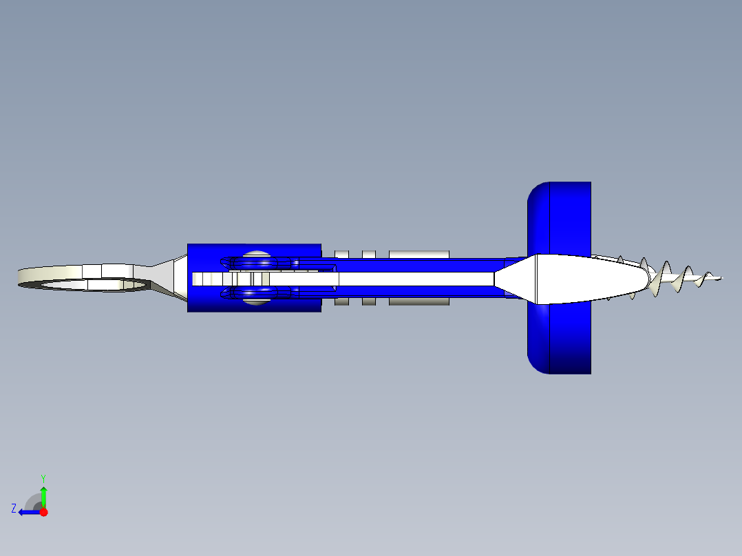 螺旋开瓶器13右视图