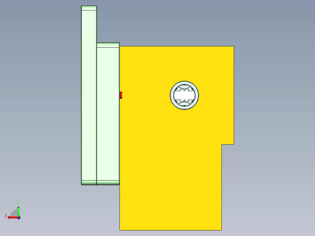 X8-笔记本CNC工装夹具三维模型CNC5-1209后视图