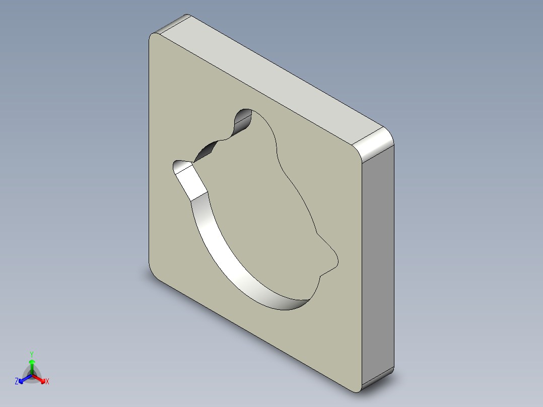 跟随轮廓粗铣UG程序编程刀路