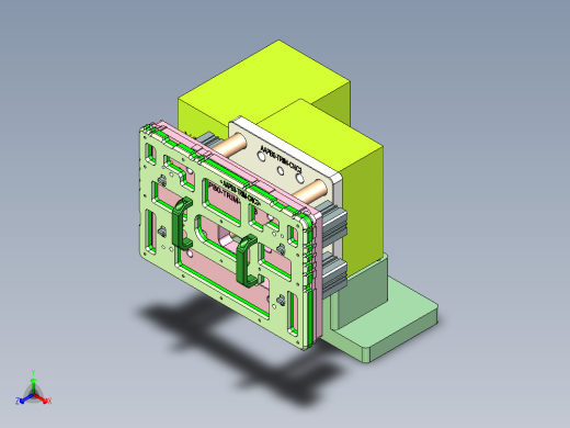 AAPB0-TRIM-笔记本CNC工装夹具三维模型CNC3-0302正等轴测缩略图