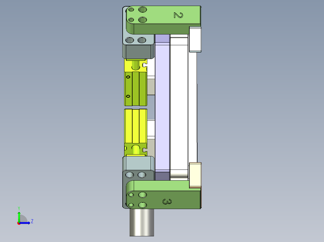 UX305-A-笔记本CNC工装夹具三维模型CNC1-0106左视图