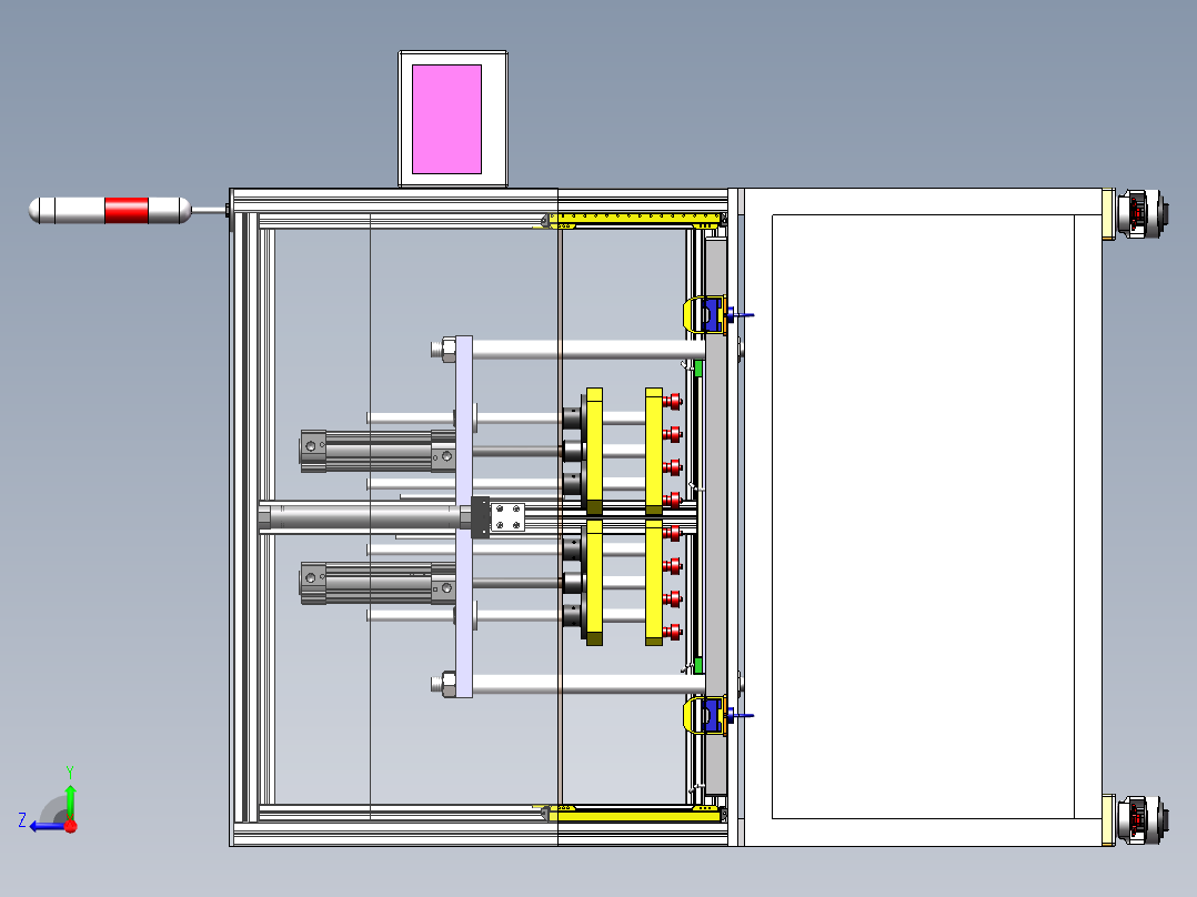 压力循环机sw18可编辑右视图