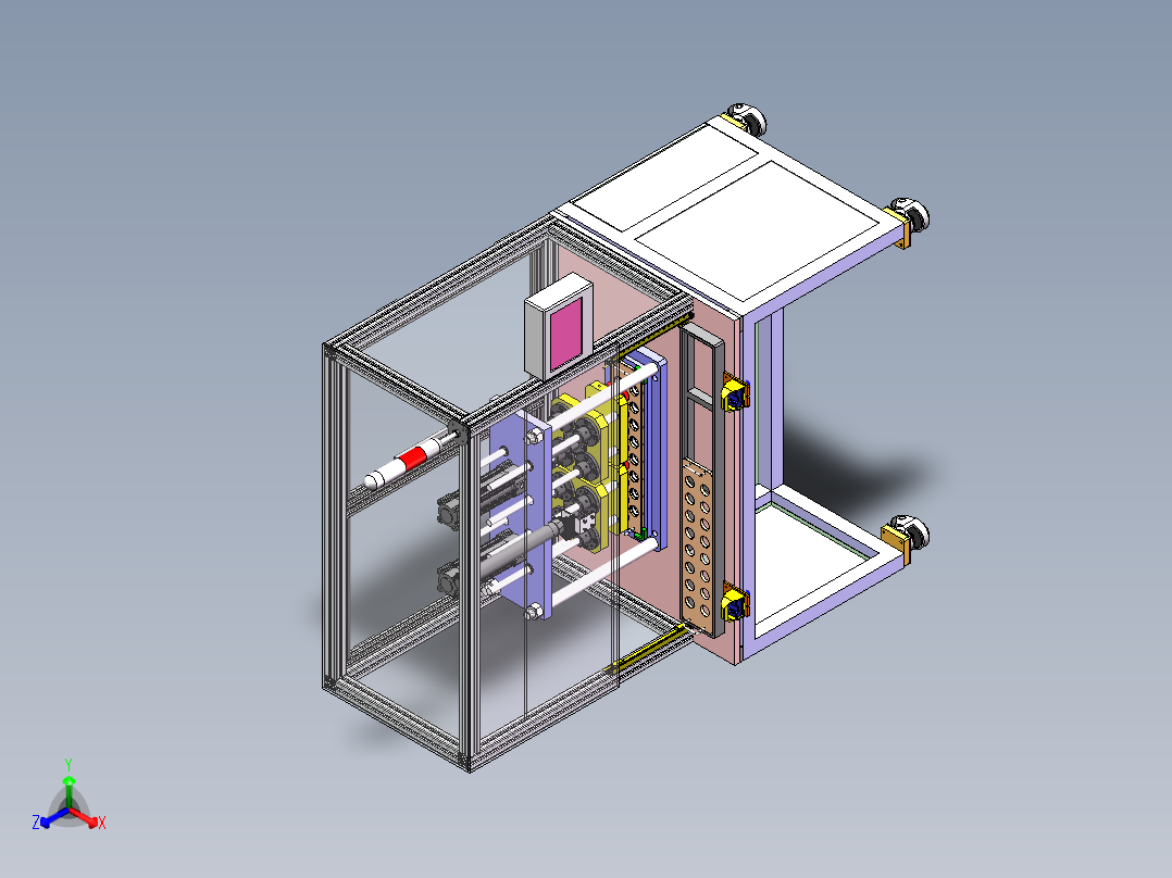 压力循环机sw18可编辑正等轴测图