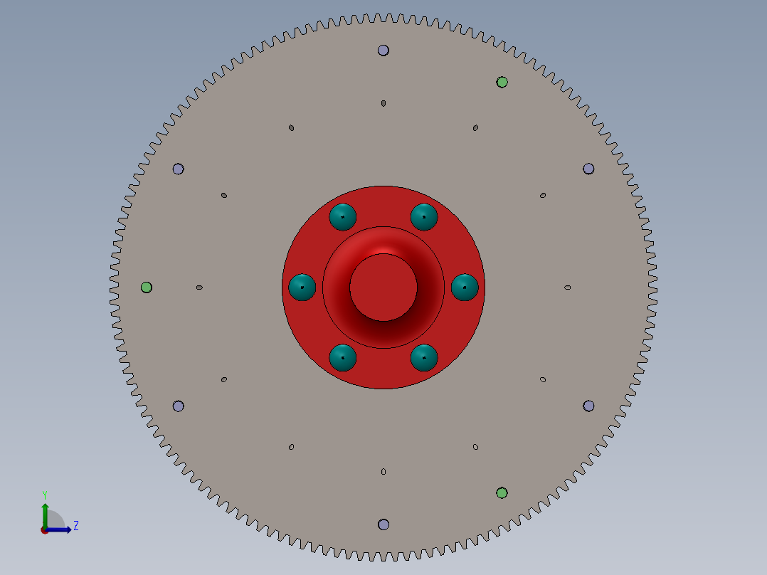 单片式离合器sw20可编辑左视图