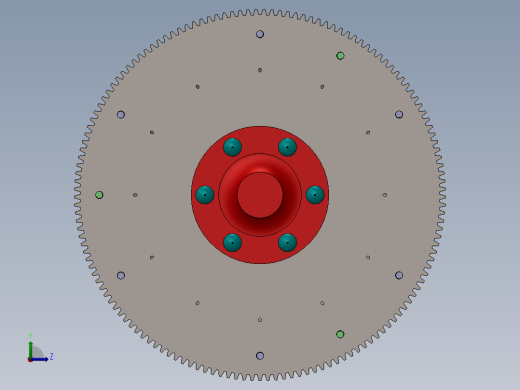 单片式离合器sw20可编辑左视缩略图